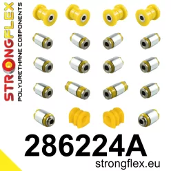 286224A: Rear suspension bush kit SPORT 21mm Black