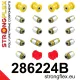 286224B: Rear suspension bush kit 21mm Red