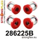 286225B: Rear subframe bush kit Red