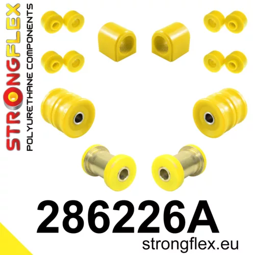 286226A: Front suspension bush kit SPORT Custom Yellow