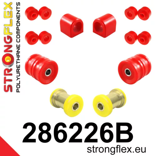 286226B: Front suspension bush kit Custom Red