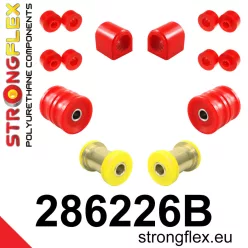 286226B: Front suspension bush kit 24mm Black
