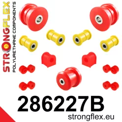 286227B: Rear suspension bush kit 24mm Black
