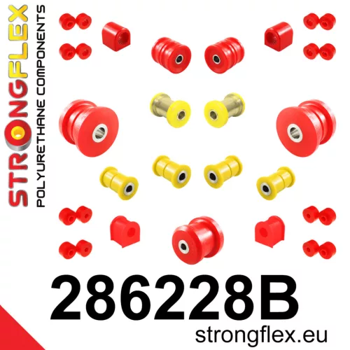 286228B: Full suspension bush kit 24mm 24mm Black