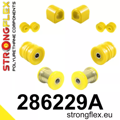 286229A: Front suspension bush kit SPORT 25mm 2 pcs Yellow
