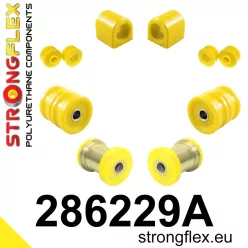 286229A: Front suspension bush kit SPORT 24mm 4 pcs Black