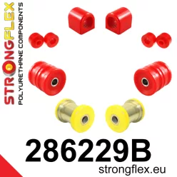 286229B: Front suspension bush kit 24mm 4 pcs Red