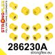 286230A: Rear suspension bush kit SPORT