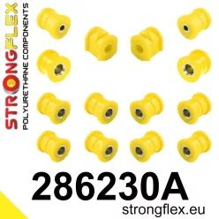 286230A: Rear suspension bush kit SPORT 14mm Black