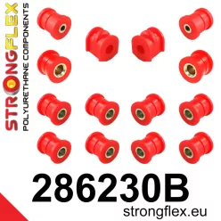 286230B: Rear suspension bush kit 14mm Black