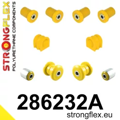 286232A: Front suspension bush kit SPORT 27mm - Yellow