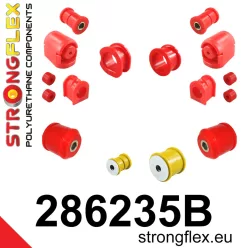 286235B: Full suspension bush kit 19mm Black