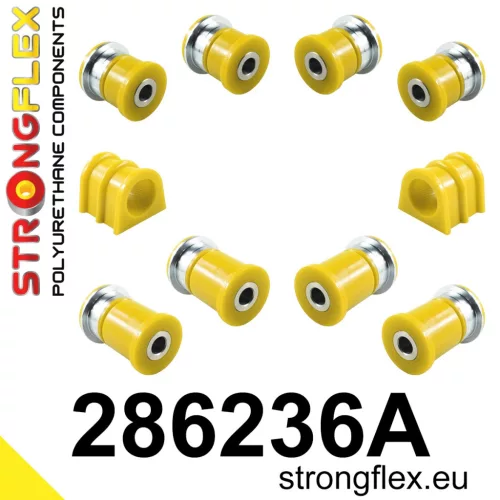 286236A: Front suspension bush kit SPORT Custom Yellow