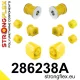 286238A: Front suspension bush kit SPORT Custom Yellow