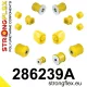 286239A: Front suspension and ream beam bush kit SPORT Custom Yellow