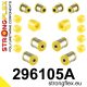 296105A: Front suspension bush kit SPORT