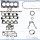 Ajusa Complete Gasket Set Renault 2.0L 16v - F4R 830/832