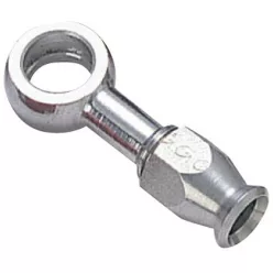   Goodridge AN3 Teflon (PTFE) Straight Extended Neck Banjo Fitting (10mm), Stainless Steel - 5092-03C