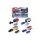 Majorette Racing Deluxe Trailer 3-piece racing car set
