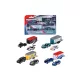 Majorette Racing Deluxe Trailer 3-piece racing car set