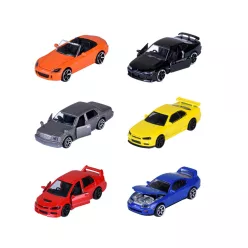 Majorette JDM Legends 1:64 die-cast car (6 models)