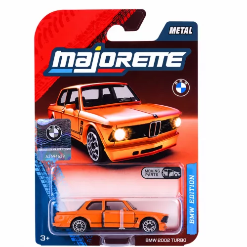Majorette BMW Premium Cars BMW 2002 Turbo model car - orange