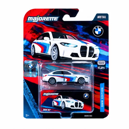 Majorette BMW Deluxe Cars BMW M3 (G80) model car - white