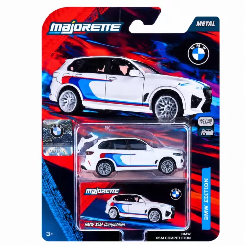 Majorette Deluxe Cars BMW X5M Competition 1:64 model car - white
