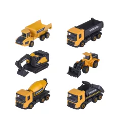   Majorette Volvo Construction Premium die-cast vehicle (6 models)