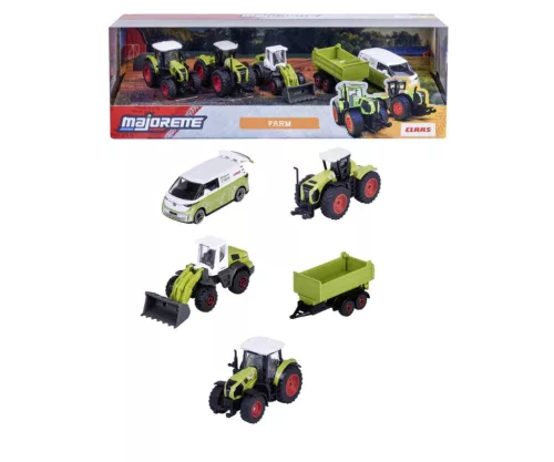 Majorette Claas Farm 5 Pieces Giftpack