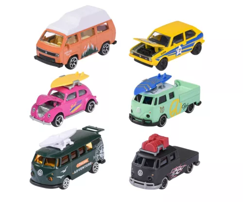 Majorette Volkswagen Cars 1:64 die-cast (6 assorted)