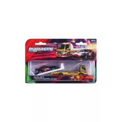   Majorette JDM Legends Isuzu NPR + Toyota Supra JZA80 Tuning Transporter Set 1:64