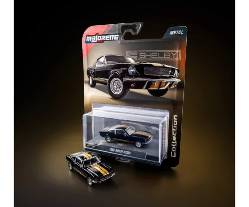Majorette Collection 1965 Shelby GT350 model car - black/gold