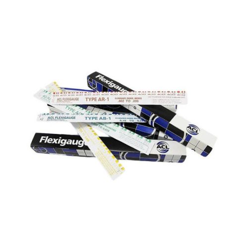 Plastic strip 0.051-0.152mm FLEXIGAUGE Czerwony