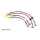 Alfa Romeo Brera 2.4 JTD Brake Lines-Colour Black Colour Red - Solid