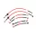 Alfa Romeo MiTo 1.4 Brake Lines-Colour Black Colour Purple Colour Orange Colour Clear Colour Green Colour Blue - Transparent Colour Red - Transparent Colour Blue - Solid Colour Red - Solid