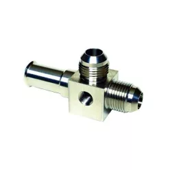   Aeromotive SS Coupler to Convert Ford OE Fuel line (86-06) to Dual -8 AN Male Ports