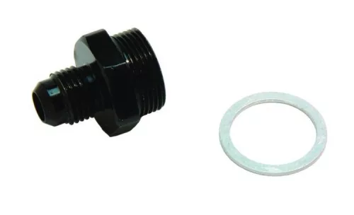 Aeromotive AN6 Holley Carb 7/8in x 20 Thread Dual Feed Bowl Adapter Fitting