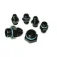 Aeromotive A4 Regulator Fitting Kit (for two (2) carbs) (4) AN-06/(1) AN-10/(1) AN-10 Plug)