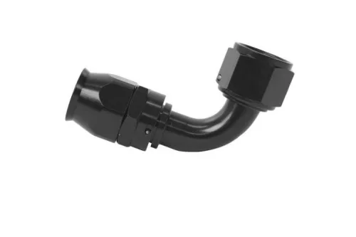 Aeromotive PTFE Hose End AN12 90deg Black Anodized