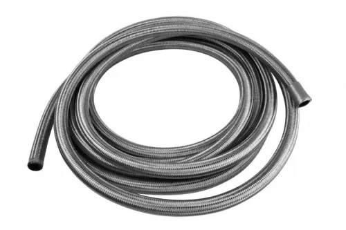 Fuel Hose AN6 8.5mm 2.4m Rubber SS with Steel Braid Aeromotive