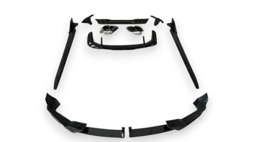 Sport Bodykit Bumper Aero Set Gloss Black including black Tail Pipes suitable for BMW X5 (G05) Facelift LCI 2023-now Sport Performance