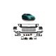 Bumper Set of Accessories BMW 5 F10 F11 Front Accesories