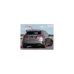 Mesh Mercedes-Benz A W177 Rear Valance Gloss Black