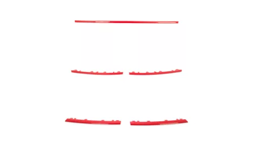 Trim Volkswagen Transporter T6 Front Bumper Red