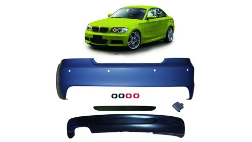 Bumper BMW 1 E82 E88 Rear with Diffuser