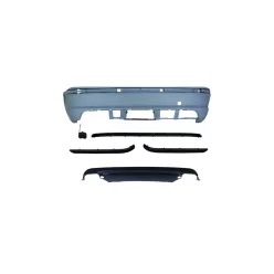 Bumper BMW 3 E46 Rear with Diffuser