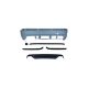 Bumper BMW 3 E46 Rear with Diffuser