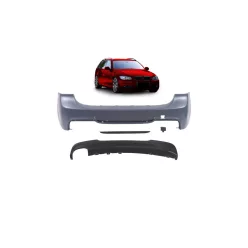 Bumper BMW 3 E91 Rear with Diffuser