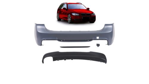Bumper BMW 3 E91 Rear with Diffuser